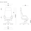 unique Apollo BL417 office chair – slategrey/juodas