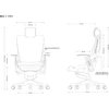 unique Wau 2 TPE-8 office chair, pilkas/juodas elastomer