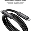 UNITEK C14178ABK01-5M USB cable USB 3.2 Gen 2 (3.1 Gen 2) USB C 10 Gbit/s 60 W Juodas
