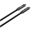 Unitek Kabelis optyczny USB-C | 10Gbps | PD60W | 8K@30Hz | juoda, 5m