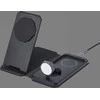Urban Armor Gear UAG 3in1 kelioninis įkroviklis 15W, suderinamas su „MagSafe“, laidai, kištukai ir organizatorius pridedami (juoda)