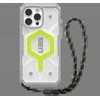 Urban Armor Gear UAG Pathfinder dėklas telefonui skaidrus Magsafe Bundle Lanyard Apple iPhone 16 Pro Max - dėklas telefonui žalios spalvos