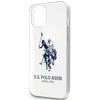 Dėklas „Us Polo Assn“ „US Polo“ USHCP12MTPUHRWH iPhone 12/12 Pro 6.1" baltas blizgus didelis logotipas
