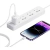 USAMS įkroviklis 1xUSB-C PD20WPD3.0 greito įkrovimo US-CC183 + USB-C/Lightning laidas US-SJ610 baltos spalvos