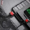USAMS pintas kabelis U5 2A micro USBraudonos spalvos 1,2m SJ224USB02 (US-SJ224)