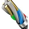 USAMS pintas kabelis U5 2A micro USBraudonos spalvos 1,2m SJ224USB02 (US-SJ224)