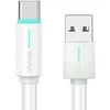 USAMS Kabelis USB-C 3A YU Series 1m USB-C/USB-A baltos spalvos SJ732USB02 (US-SJ732 )