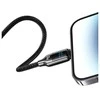 USAMS Kabelis USB-C į Lightning 30W 1,2m Skaitmeninis Ekranas Cinko lydinio greito įkrovimo duomenų kabelis HX Series SJ741USB01 (US-SJ741)