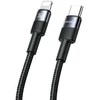 USAMS Kabelis USB-C į Lightning 30W juodos spalvos 1,2m SJ729USBSG01 (US-SJ729)