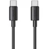 USAMS USB-C į USB-C Kabelis 60W 1mFast Charging YD Series juodos spalvos SJ711USB01(US-SJ711)