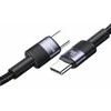 USAMS kabelis USB-C į USB-C komplektas 30vnt 3A 1.2m pintas SJ724ZJ01 (US-SJ724)