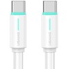 USAMS Kabelis USB-C/USB-C 1m SJ73460W baltos spalvos YU Series SJ734USB02 (US-SJ734)