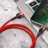 USAMS Kabelis pintas U26 lightning 1m1vnt. for set 2A Fast Charging raudonos spalvos SJ311IP02 (US-SJ311)