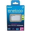 Panasonic „Smartplus“ USB + 4 x AA „Eneloop“ 2000 mAh baterijos