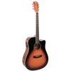 V-TONE VEAG1 CE VS - 4/4 elektroakustinė gitara, „Vintage sunburst“ spalvos