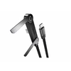 Vakoss TC-U570 USB-C to USB-C Cable with Stand Function, 100W, 1m, Juodas
