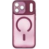 OEM dėklas, skirtas iPhone 17 Pro Max / 18 Pro Max (žemas kameros kraštas), „Variete Mag Cover“, suderinamas su „MagSafe“ violetinė