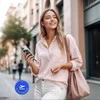 Nešiojamoji baterija „Veger“ 10000 mAh su integruotu laidu USB C QC3.0 PD 2A 22,5W K1C W1189 juodas