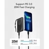 Powerbank compatible with MagSafe Veger MagOn (VP1151 / W1151) PD QC3.0 2A 20W 10000 mAh with wireless charging juodas