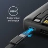 Powerbank Veger C20 (W2047 / W2059) 20000 mAh with built-in Micro-USB cables / Type C / Lightning juodas