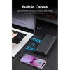 Nešiojamoji baterija Veger TCE130 (W2503) PD 130W 25000 mAh su integruotais C tipo laidais / Lightning juodas