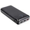Išorinė baterija POWER BANK VEGER (W3008PD) 30000mAh (3xUSB; 1xType-C; QC3.0 20W) juoda