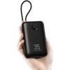 Išorinė baterija Veger K3 (W3018) PD QC3.0 35W 30000 mAh su integruotais C tipo laidais / Lightning juodas