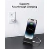 Nešiojamoji baterija Veger PlugOn (W0558P) PD QC3.0 2,4A 20W 5000 mAh su integruota jungtimi Lightning juodas