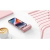 Nešiojamoji baterija „Veger PlugOn“ (W0573) PD QC3.0 2,4A 12W 5000 mAh su integruota USB C jungtimi, rožinė