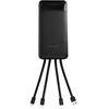 Powerbank Charmast W2089 PD3.0 3A 22,5W 20000 mAh with built-in cables USB A / USB C / Lightning / Micro USB juodas