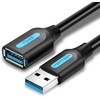 Vention USB 3.0 kištukinis prailginimo kabelis Ventiliacija CBHBH 2m Juodas PVC