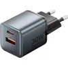 Vention 30W - įkroviklis su GaN technologija, 1x USB-A, 1x USB-C (juodas)