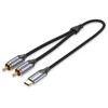 Vention USB-C to 2RCA male audio cable, 2 m