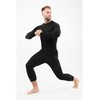 VIKING Gary 3/4 Set Bamboo men's underwear, dydis L, juodas