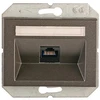 Kompiuterio lizdas VILMA XP 500 be rėmelio (1xRJ45 CAT5E UTP), antracito spalvos