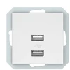 USB kroviklis VILMA QR1000, mat. baltos spalvos