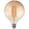 Visional G125 LED Filament Spuldze E27 12W 3000K 1320lm Dimmerama Dzintara Stikls 220–240V RA>80