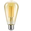 Visional ST64 LED Filament Spuldze E27 12W 3000K 1380lm Dzintara Stikls 220–240V RA>80
