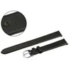 Pacific W36L leather watch strap - juodas - 18mm