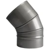 Kaminų alkūnė WADEX 115, D100 mm 45°