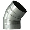 Kaminų alkūnė WADEX 115, D180 mm 45°