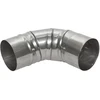 Kaminų alkūnė WADEX 116, D100 mm 90°