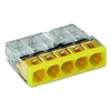 Laidų jungės Wago 2273-205, 5 x 0,5-2,5 mm², 5 vnt.