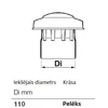 Wavin Baltic Ventiliacijos stogelis WAVIN, d 110