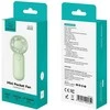 Rankinis ventiliatorius USAMS Mini Pocket ZB354 žalios spalvos