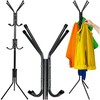 Standing coat rack 170cm - juodas Ruhhy 26362