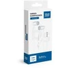 Laidinės ausinės, 3,5 mm lizdas, Blue Star PA-E67, 1,2 m, baltas