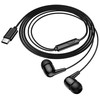 Wire ausinės USB C Hoco M97 juodas