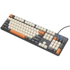 su laidu klaviatūra QWERTY Hoco GM61 tri-color (baltas, pilkas, oranžinis)