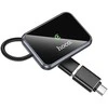 Wireless CarPlay adapter Hoco USB A / USB C HU1 juodas